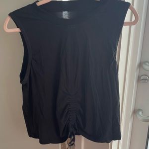 Lululemon size 8 tank top with tie at bottom